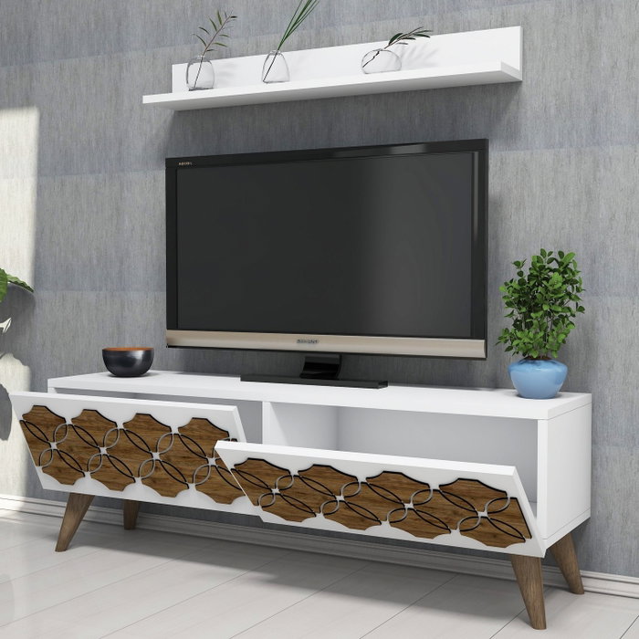 Hanah Home Nisan - Mueble de TV Blanco Hanah Home Nisan - Mueble de TV Blanco